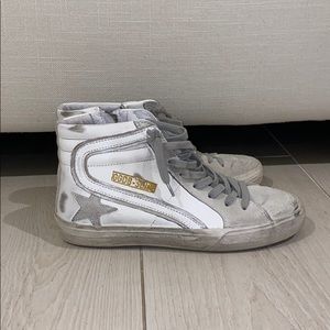 White high top golden gooses size 37